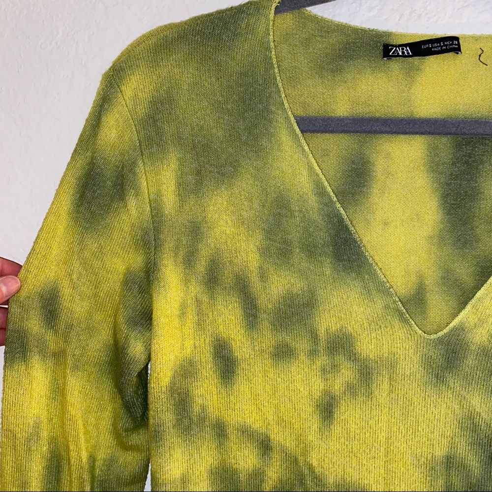Zara tie-dye sweater